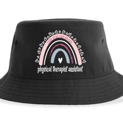 Physical Therapist Assistant Rainbow PTA Physical Therapy Sustainable Bucket Hat