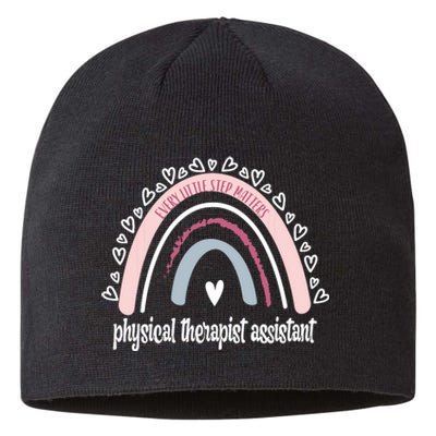 Physical Therapist Assistant Rainbow PTA Physical Therapy Sustainable Beanie