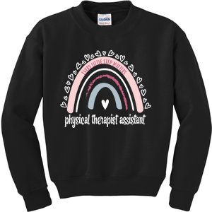 Physical Therapist Assistant Rainbow PTA Physical Therapy Kids Sweatshirt