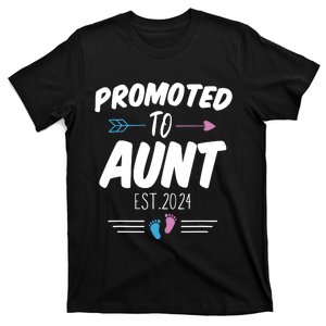 Promoted To Aunt Est 2024 Soon To Be Aunt T-Shirt