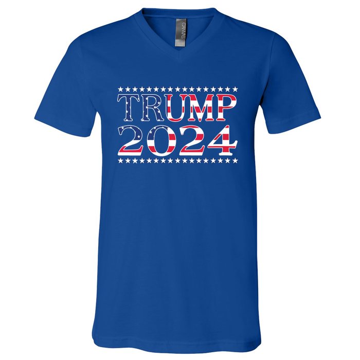 Pro Trump Awakening 2024 Trump 2024 Vneck V-Neck T-Shirt