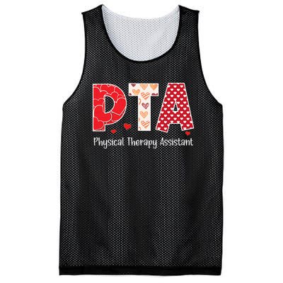 Physical Therapy Assistant Valentines Day Cool Therapist Mesh Reversible Basketball Jersey Tank