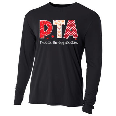 Physical Therapy Assistant Valentines Day Cool Therapist Cooling Performance Long Sleeve Crew