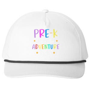 Pre-K Teacher Adventure Begins Teacher Preschool Snapback Five-Panel Rope Hat