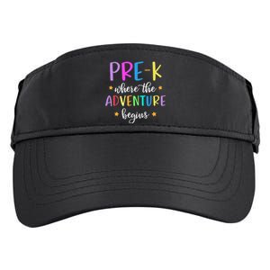 Pre-K Teacher Adventure Begins Teacher Preschool Adult Drive Performance Visor