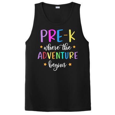 Pre-K Teacher Adventure Begins Teacher Preschool PosiCharge Competitor Tank