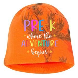 Pre-K Teacher Adventure Begins Teacher Preschool Kati - Camo Knit Beanie