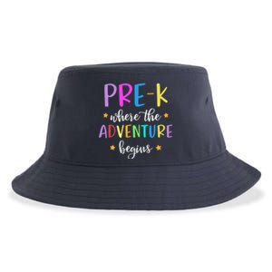 Pre-K Teacher Adventure Begins Teacher Preschool Sustainable Bucket Hat