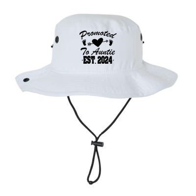 Promoted To Auntie 2024 Soon To Be Auntie Pregnancy Gift Legacy Cool Fit Booney Bucket Hat