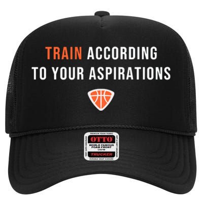 Pgcgear Train According To Your Aspirations High Crown Mesh Back Trucker Hat