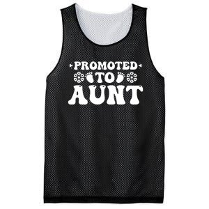 Promoted To Aunt Announcement Graphic Mesh Reversible Basketball Jersey Tank