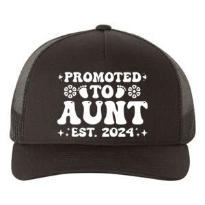 Promoted To Aunt Est. 2024 Yupoong Adult 5-Panel Trucker Hat