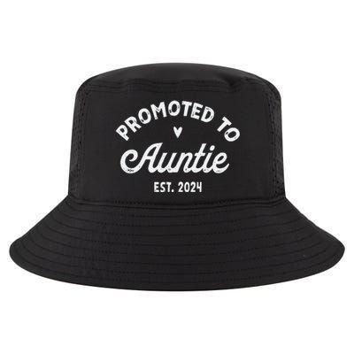 Promoted To Auntie Cool Comfort Performance Bucket Hat