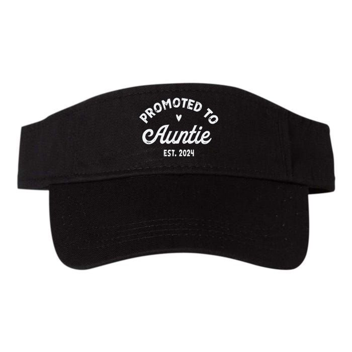 Promoted To Auntie Valucap Bio-Washed Visor