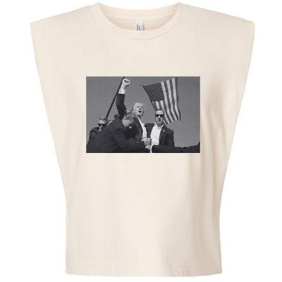 President Trump Assassination Attempt Garment-Dyed Women's Muscle Tee