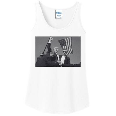 President Trump Assassination Attempt Ladies Essential Tank