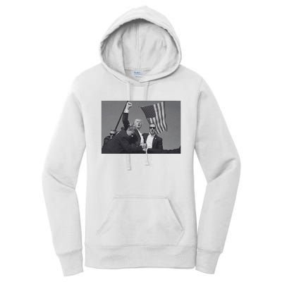 President Trump Assassination Attempt Women's Pullover Hoodie