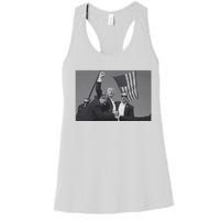 President Trump Assassination Attempt Women's Racerback Tank