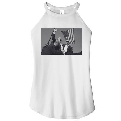 President Trump Assassination Attempt Women's Perfect Tri Rocker Tank