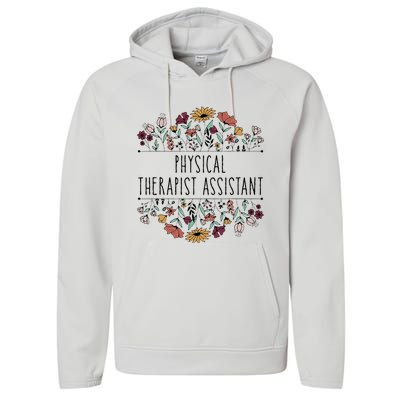 Physical Therapist Assistant PTA Physical Therapy Assistant Performance Fleece Hoodie