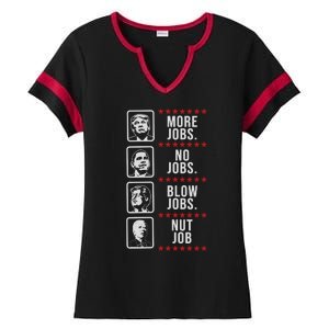 Political Trump Anti Biden Obama Clinton Funny Ladies Halftime Notch Neck Tee