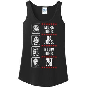 Political Trump Anti Biden Obama Clinton Funny Ladies Essential Tank