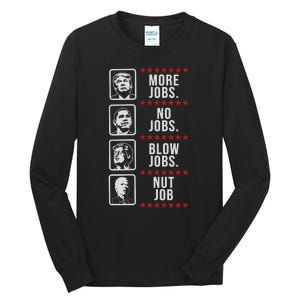 Political Trump Anti Biden Obama Clinton Funny Tall Long Sleeve T-Shirt