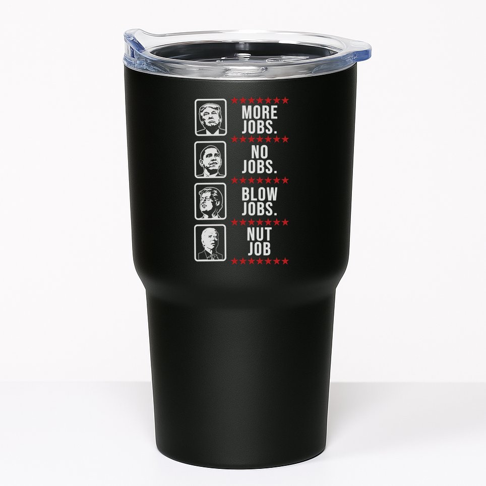 Political Trump Anti Biden Obama Clinton Funny Tumbler