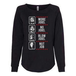 Political Trump Anti Biden Obama Clinton Funny Womens California Wash Sweatshirt