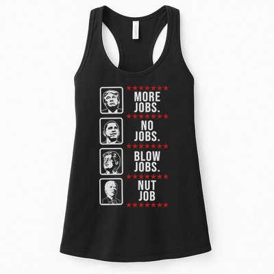 Political Trump Anti Biden Obama Clinton Funny Womens Tank Top