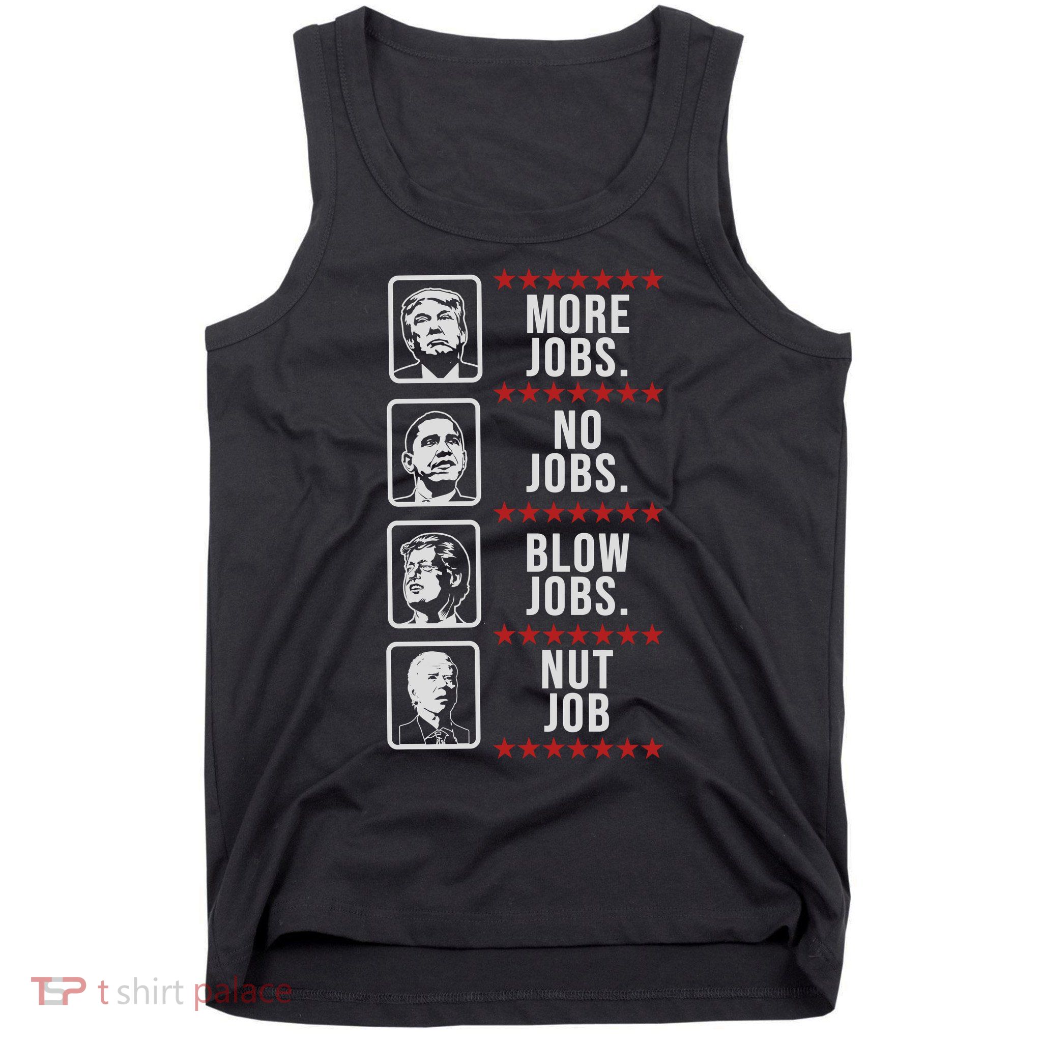 Political Trump Anti Biden Obama Clinton Funny Tank Top