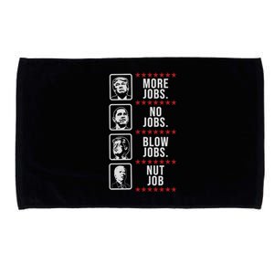 Political Trump Anti Biden Obama Clinton Funny Microfiber Hand Towel