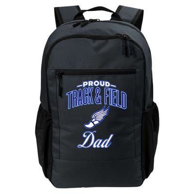 Proud Track And Field Dad Gift Daily Commute Backpack