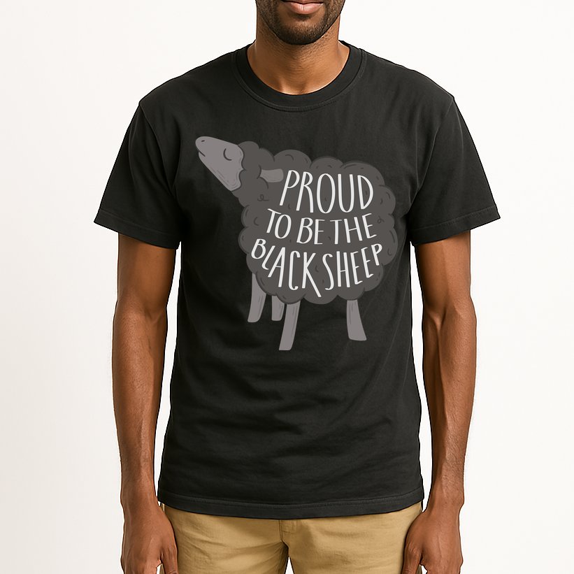 Proud To Be The Black Sheep Tall T-Shirt