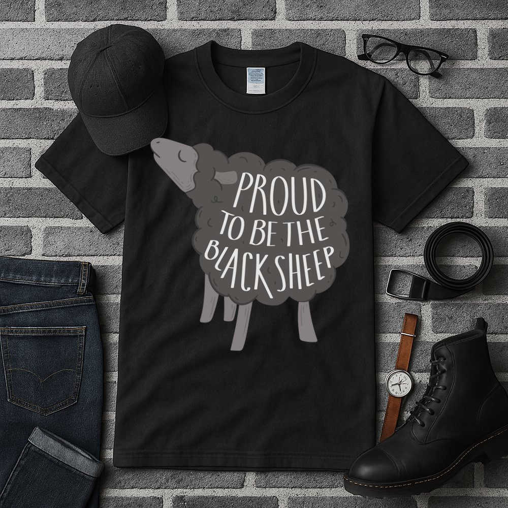 Proud To Be The Black Sheep Tall T-Shirt