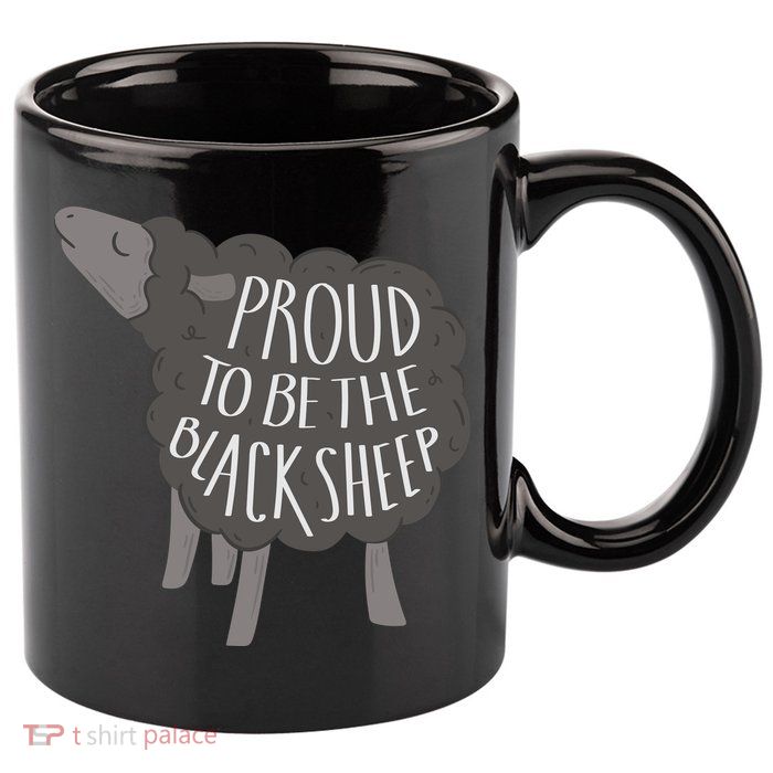 Proud To Be The Black Sheep 11oz C Handle Ceramic Mug