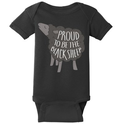 Proud To Be The Black Sheep Baby Bodysuit