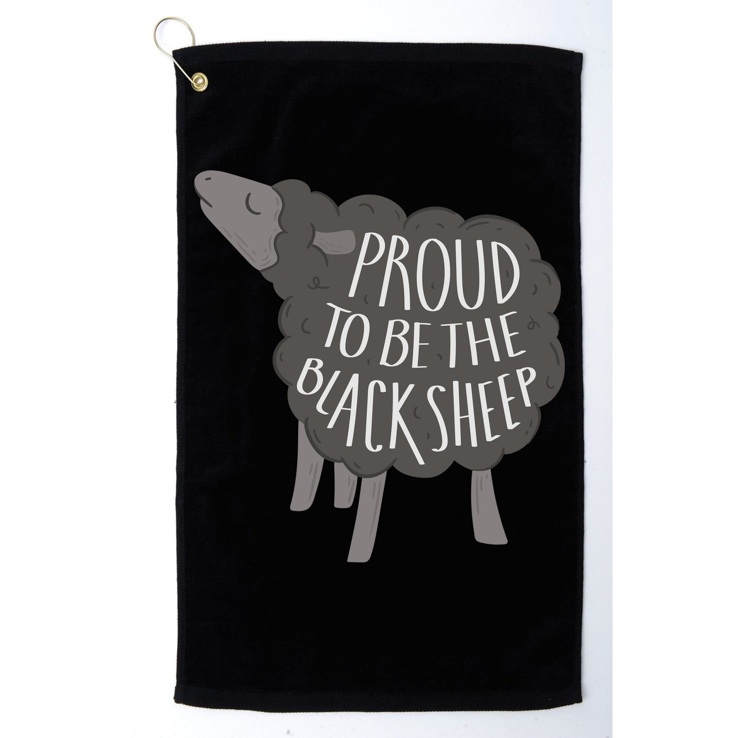 Proud To Be The Black Sheep Golf Towel