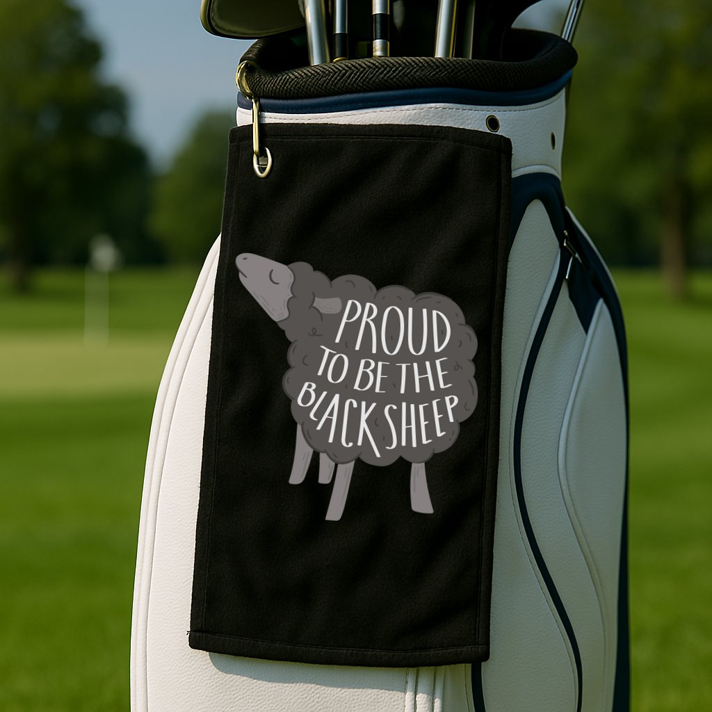 Proud To Be The Black Sheep Golf Towel