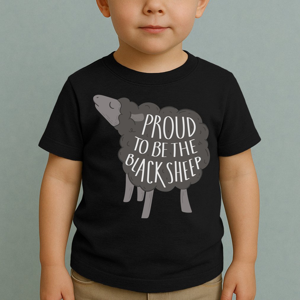 Proud To Be The Black Sheep Toddler T-Shirt