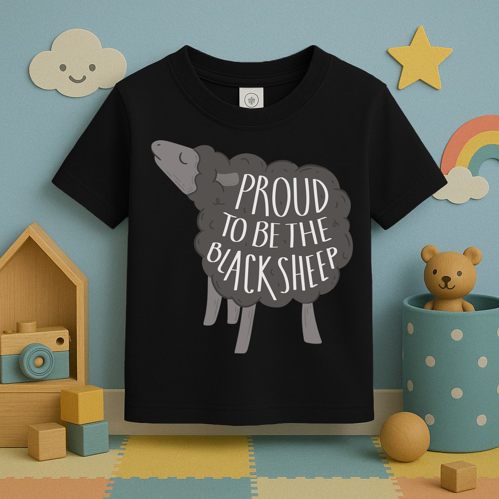 Proud To Be The Black Sheep Toddler T-Shirt