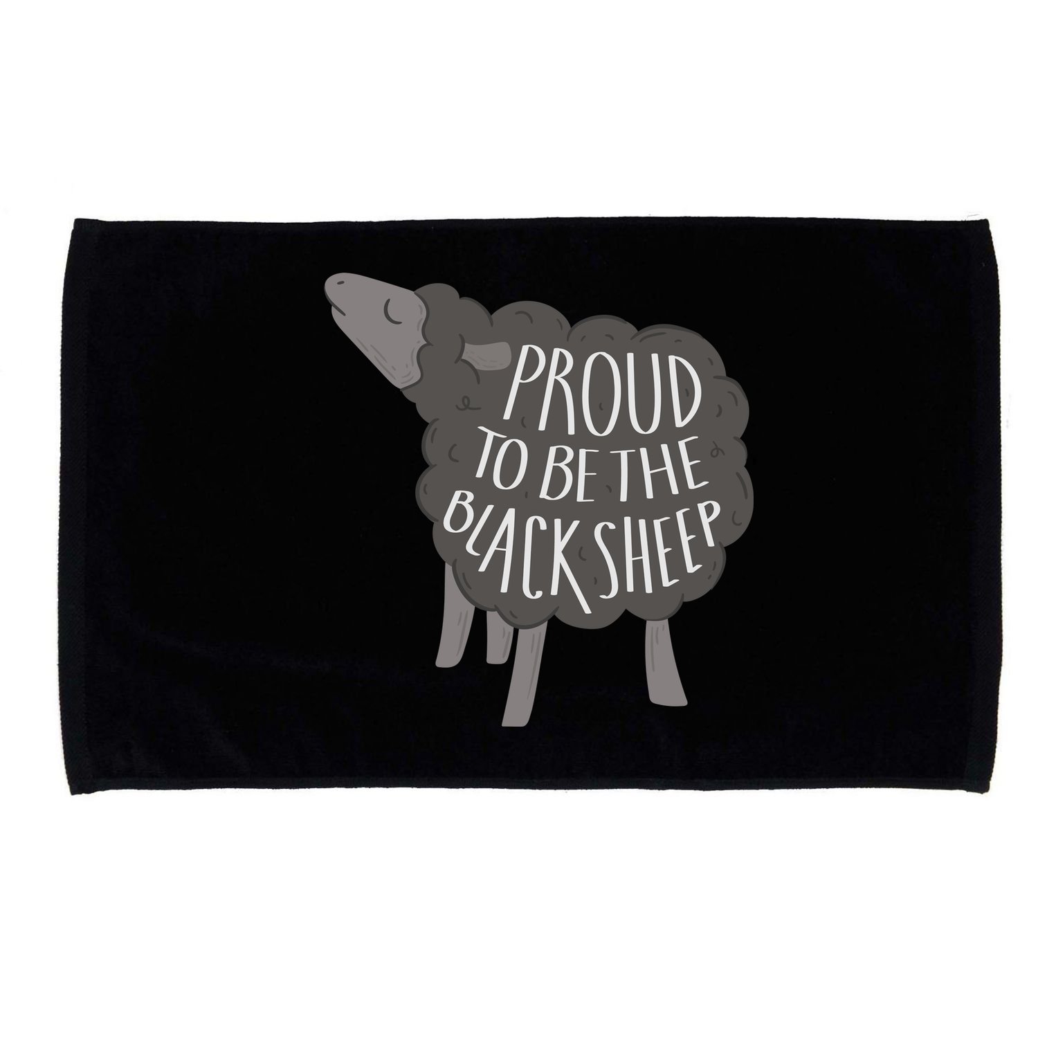 Proud To Be The Black Sheep Microfiber Hand Towel
