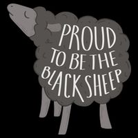 Proud To Be The Black Sheep Crop Top