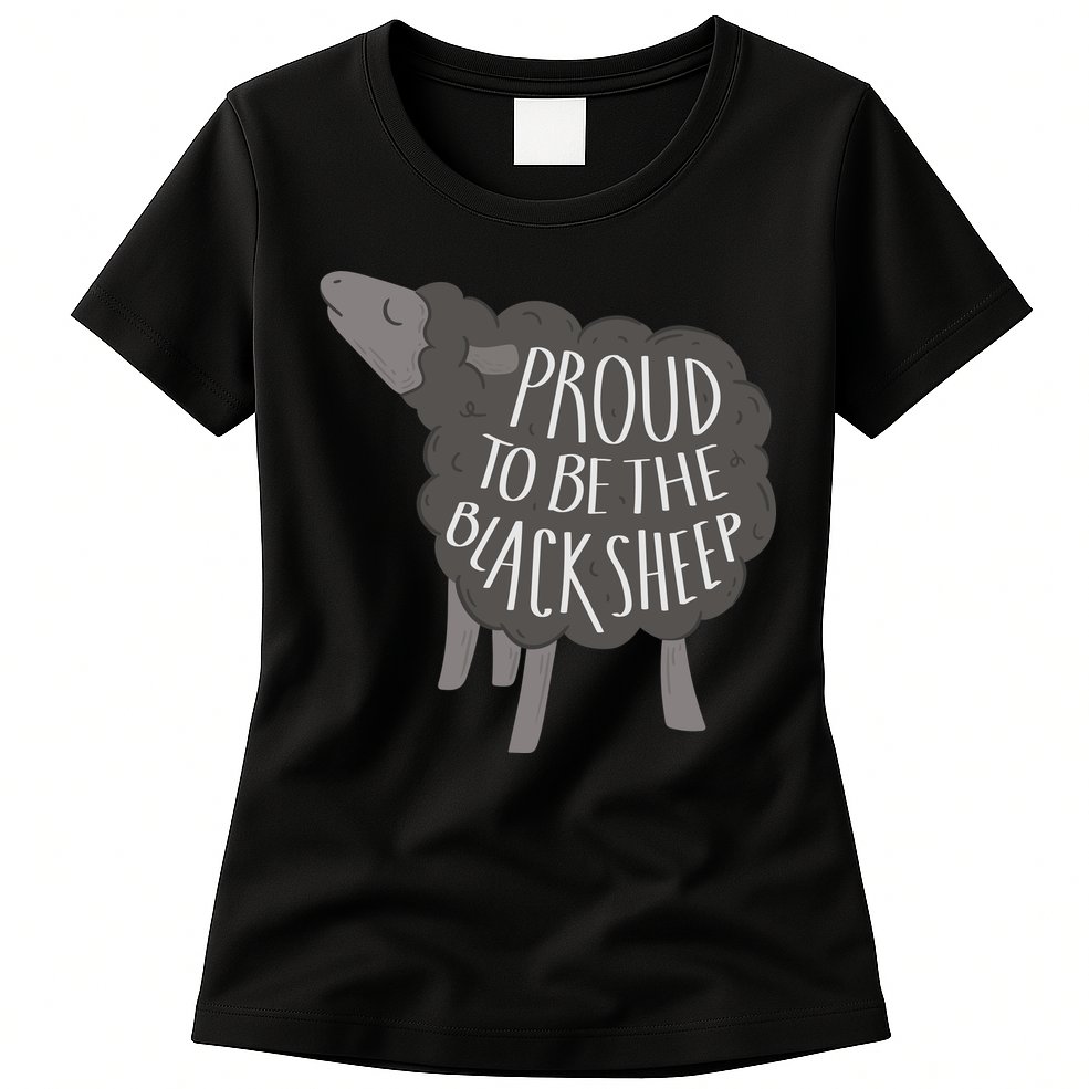 Proud To Be The Black Sheep Womens T-Shirt