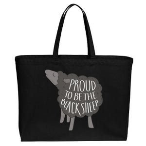 Proud To Be The Black Sheep Cotton Canvas Jumbo Tote