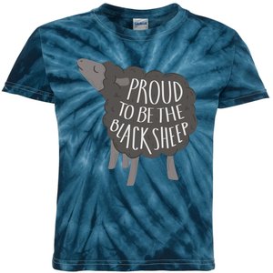 Proud To Be The Black Sheep Kids Tie-Dye T-Shirt