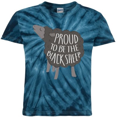 Proud To Be The Black Sheep Kids Tie-Dye T-Shirt