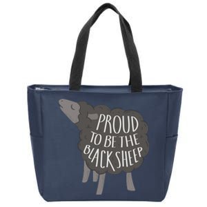 Proud To Be The Black Sheep Zip Tote Bag