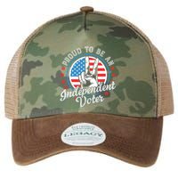 Proud To Be An Independent Voter Think For Myself Legacy Tie Dye Trucker Hat