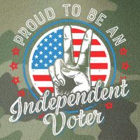 Proud To Be An Independent Voter Think For Myself Legacy Tie Dye Trucker Hat